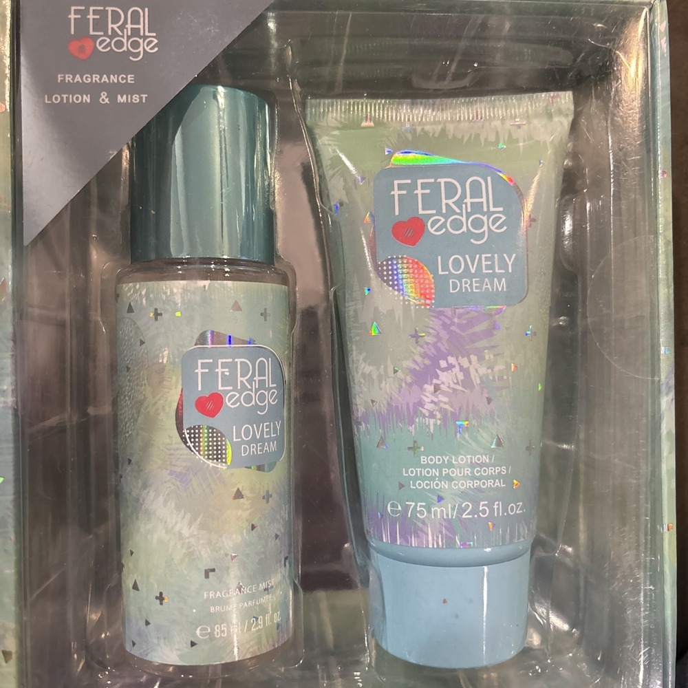 New Feral Edge Lovely Dream Fragrance Lotion And Mist Valentines Day Gift Set